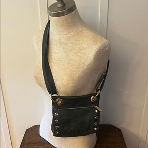 Hammitt Dark Green Leather Bag